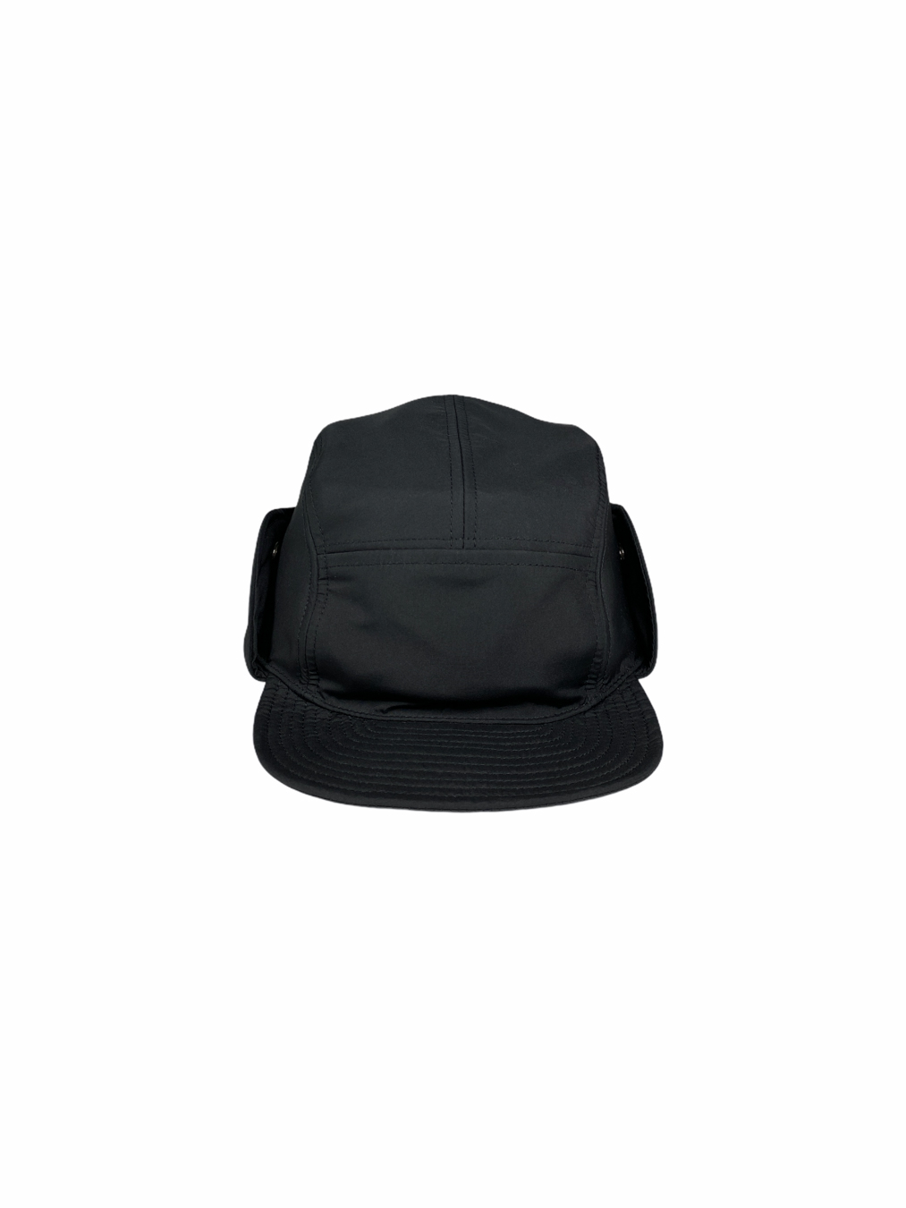 New Camp Cap With Ear Flap (Black) 