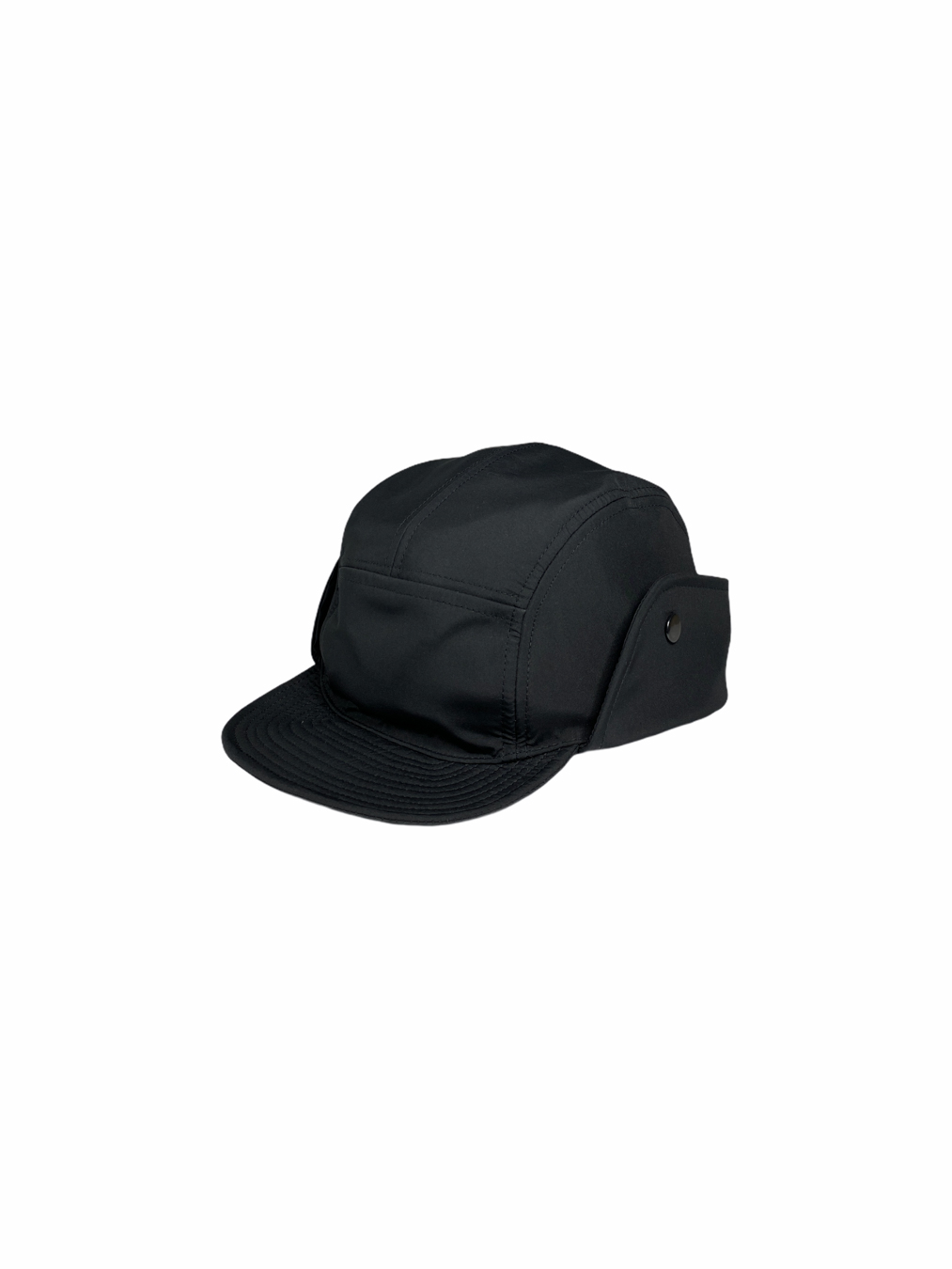 New Camp Cap With Ear Flap (Black) 
