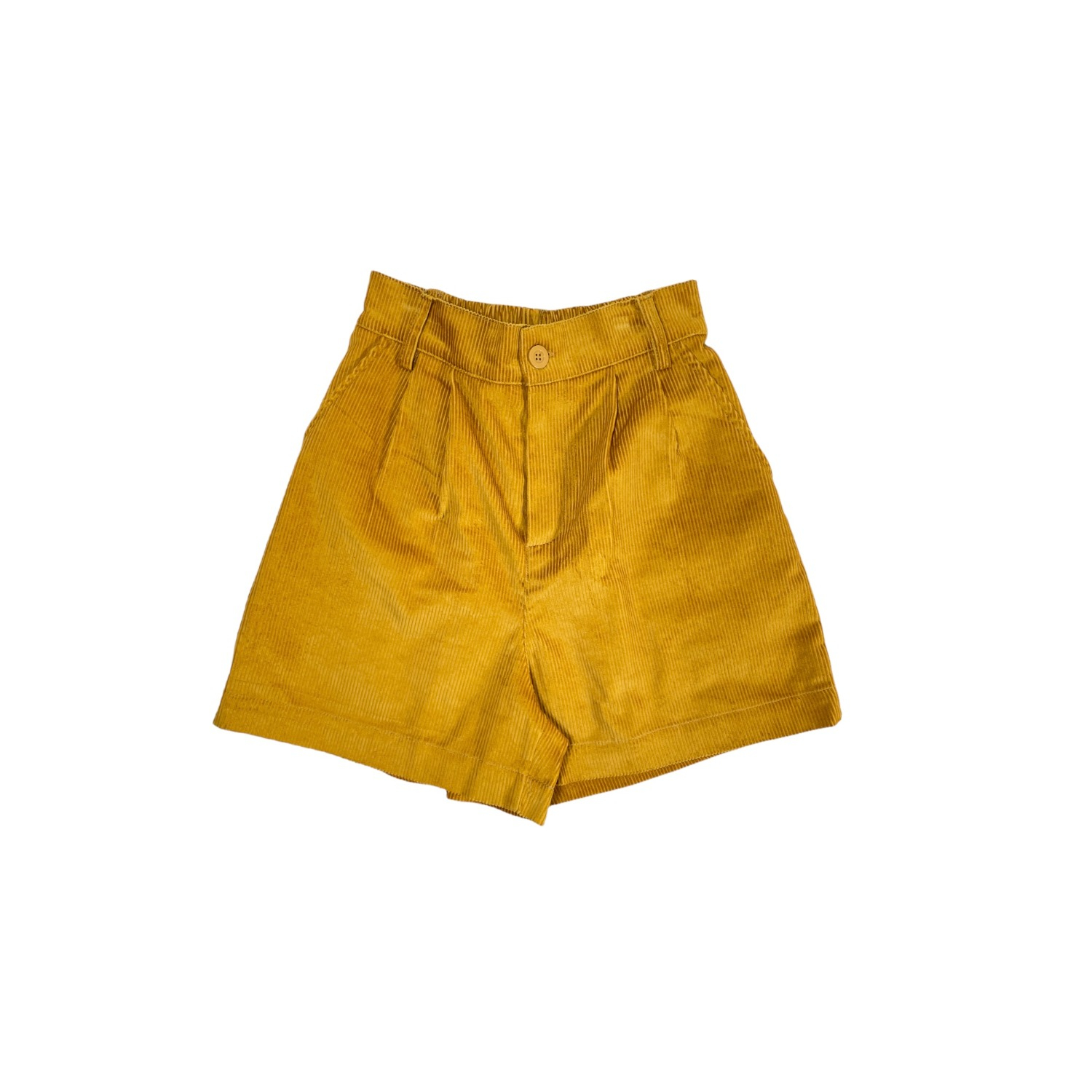 Corduroy Shorts (Mustard)