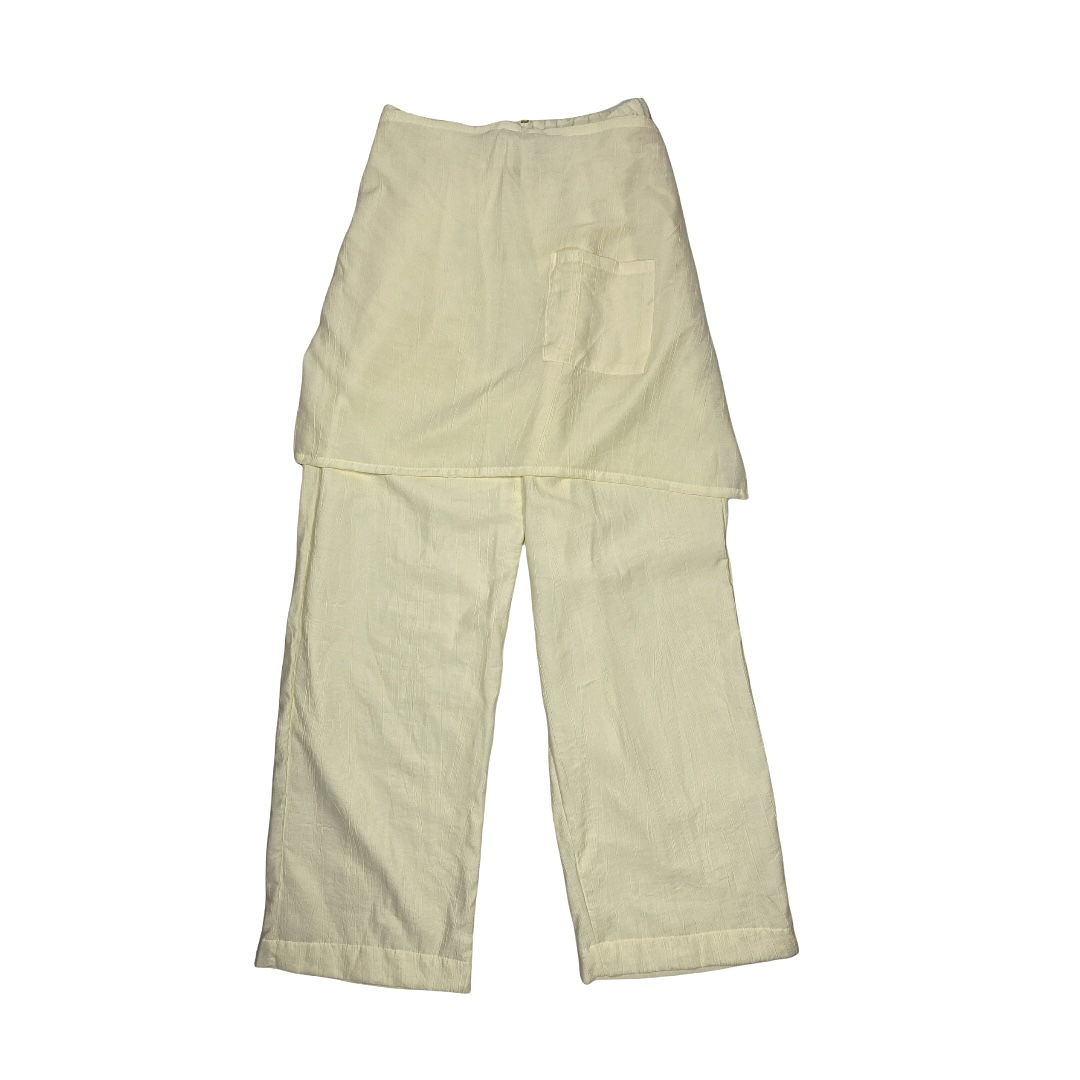 Cafe's Layered Pants in Light Beige
