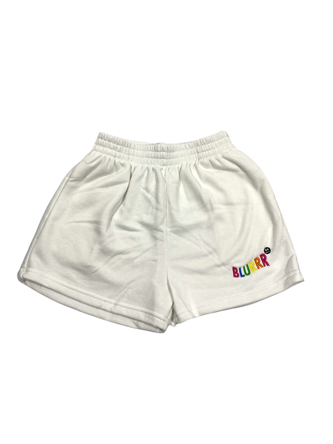 BLURRR Fluffy Shorts (White)