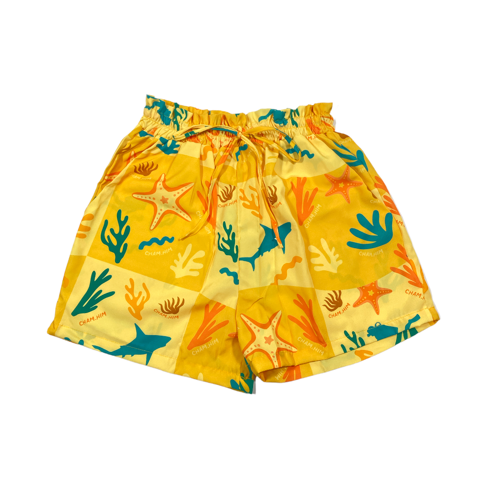 Fish Shorts (Yellow)