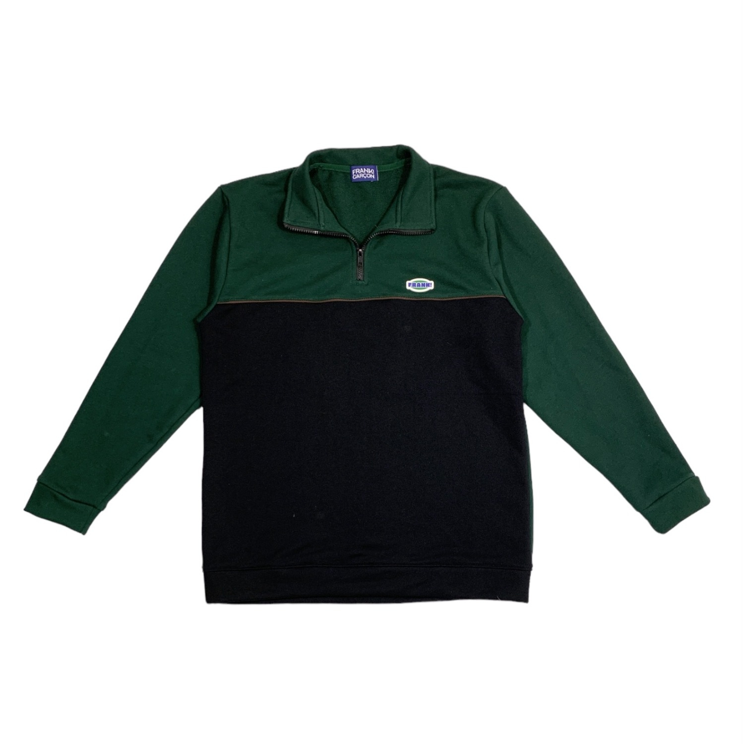 Denise Polo Sweatshirt (Green/Black)