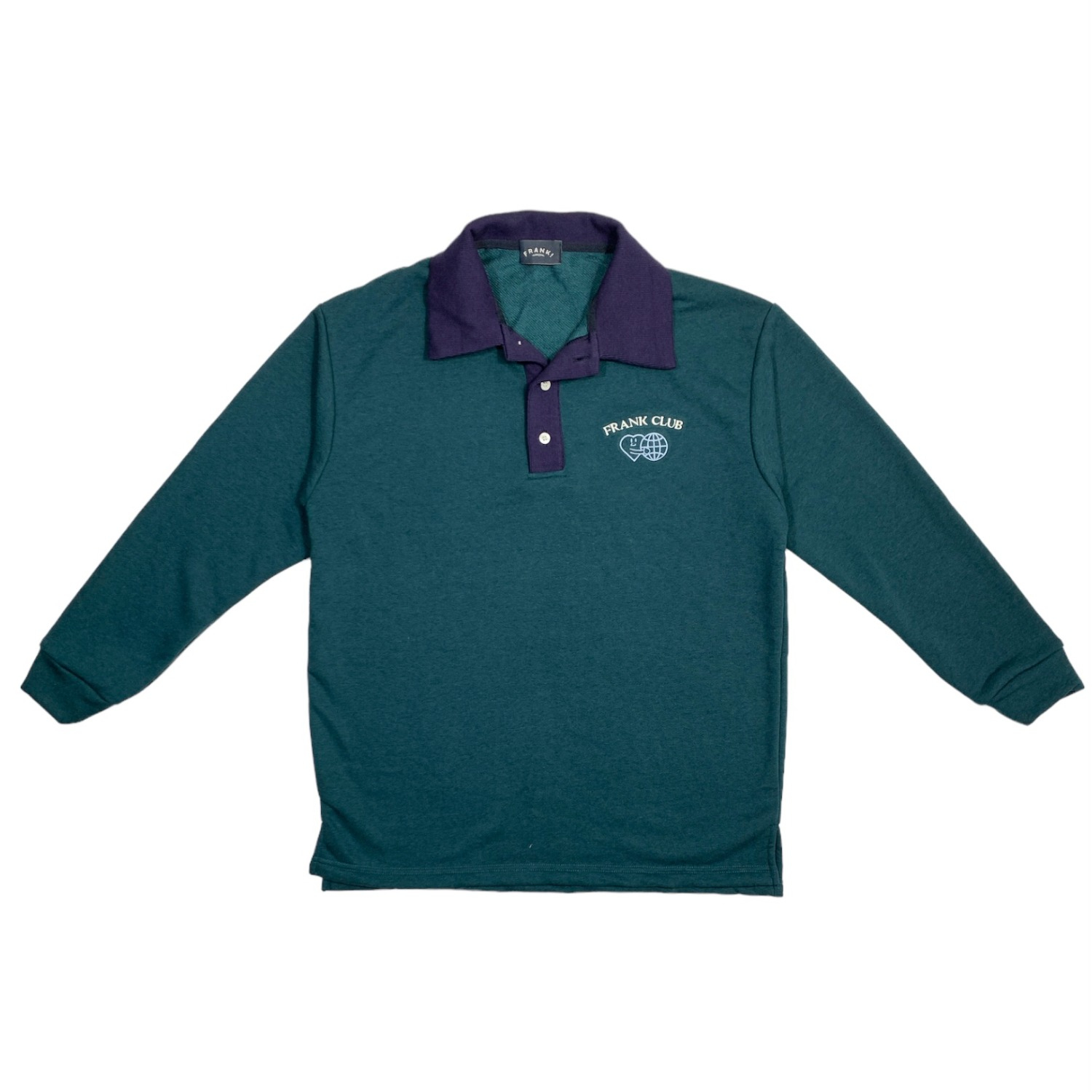 Frank! Club Polo Sweatshirt (Green / Purple)