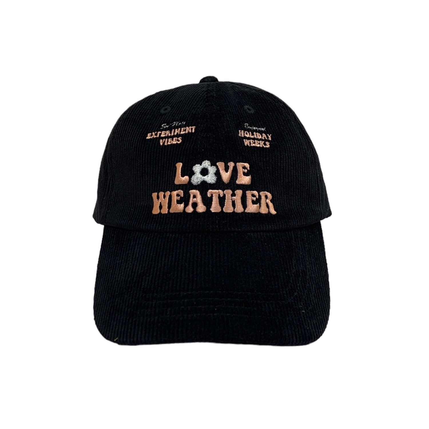LOVE WEATHER CAP IN BLACK