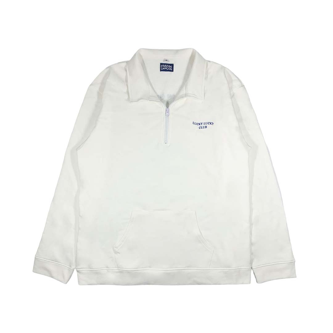 Life is Short Polo Sweatshirt (White)