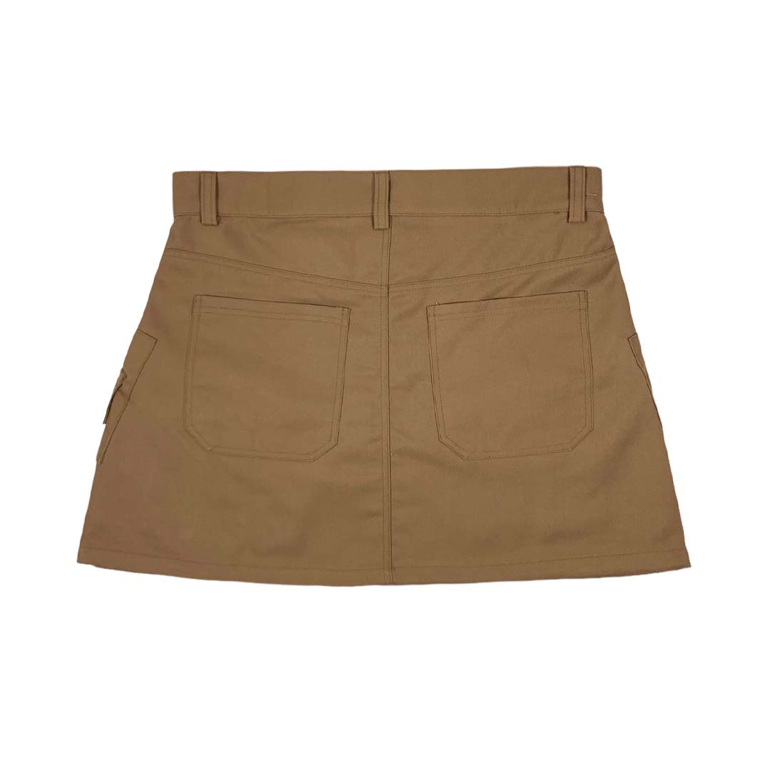 Julia Mini Skirt (Khaki)