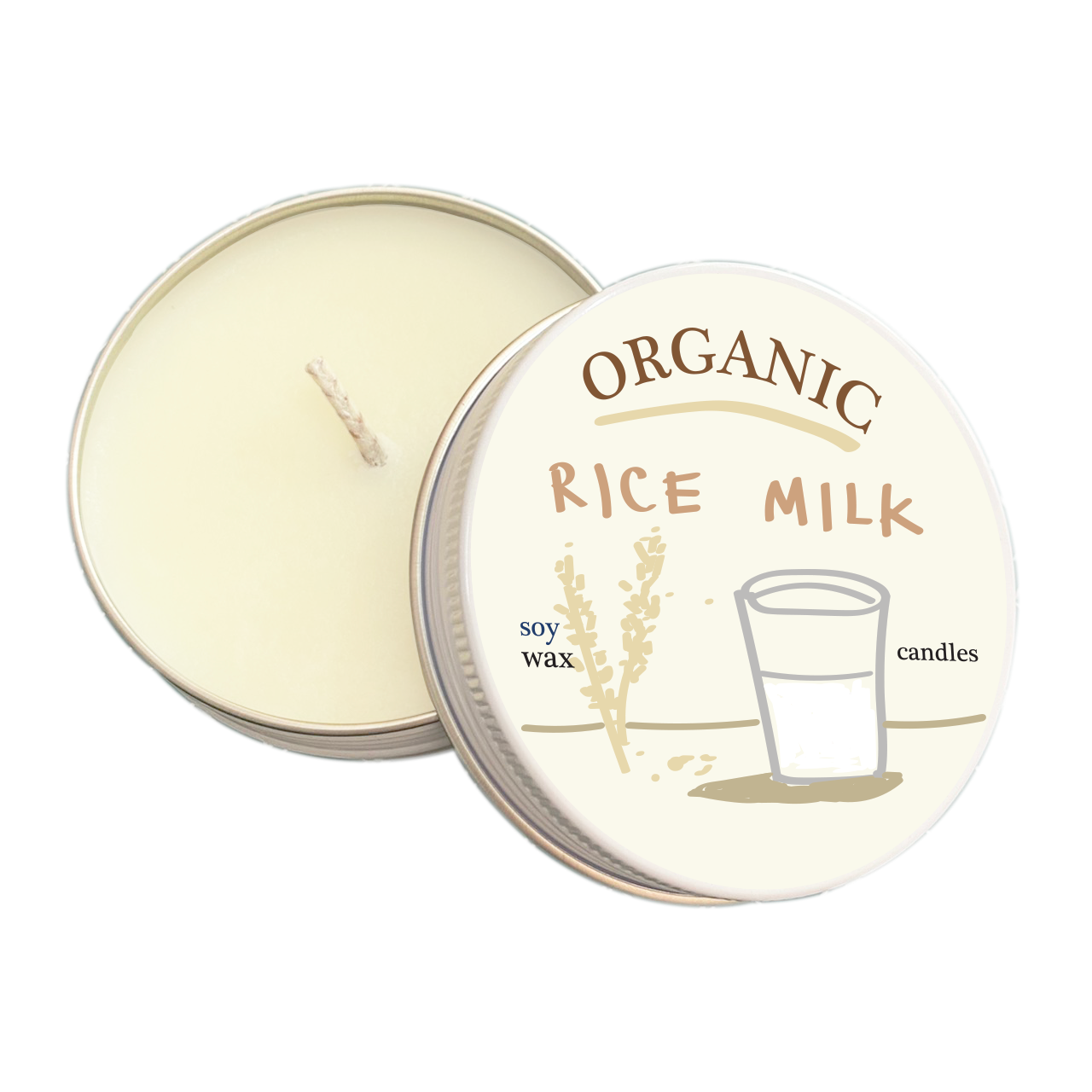 Rice Milk soy wax candles
