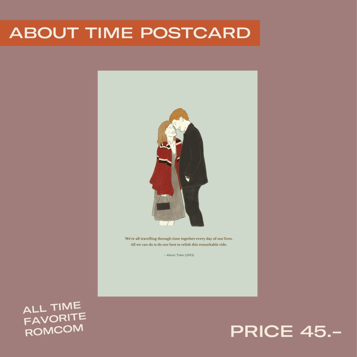 About Time Postcard