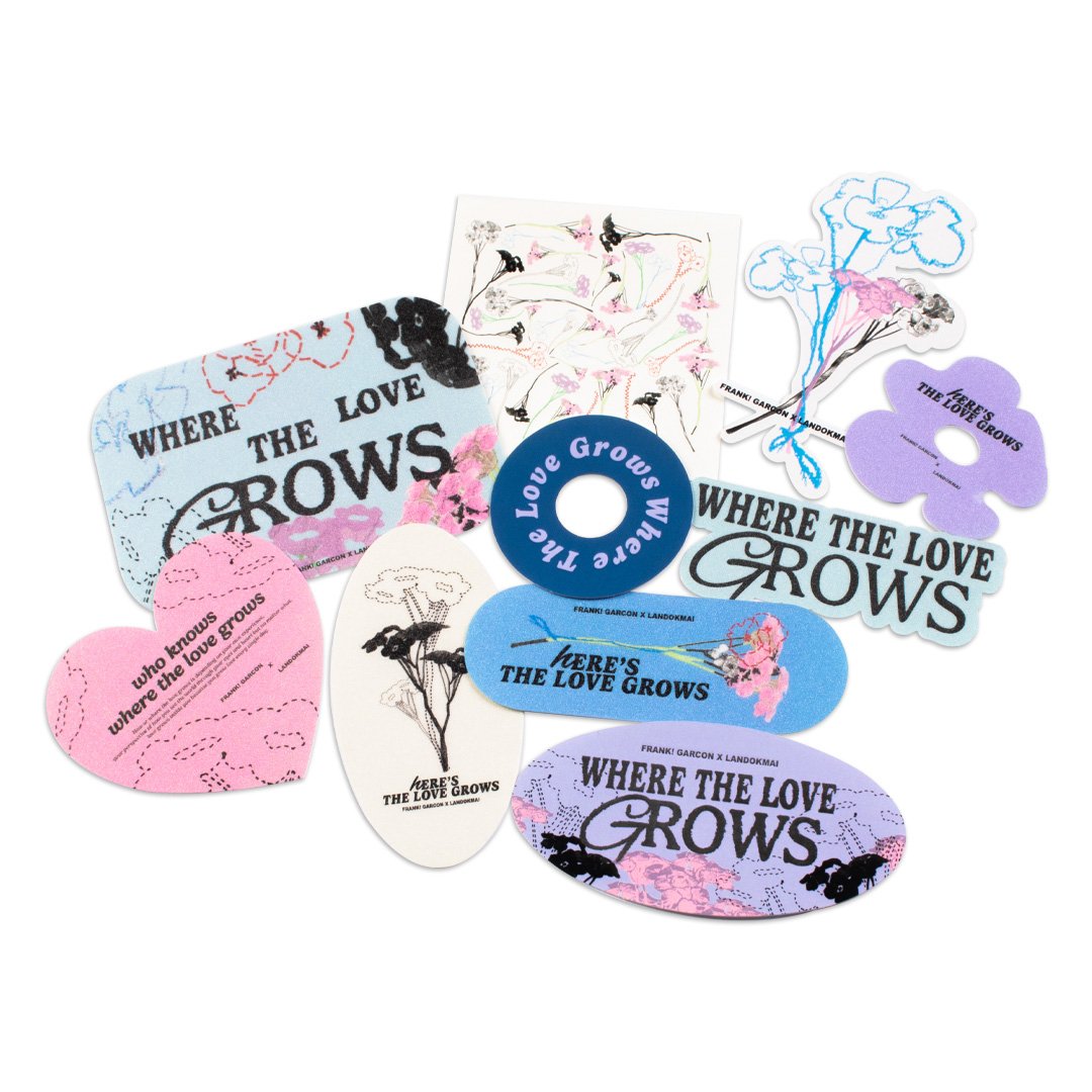 Where The Love Grows Sticker Die Cut Set