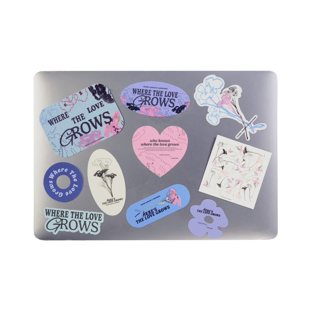 Where The Love Grows Sticker Die Cut Set