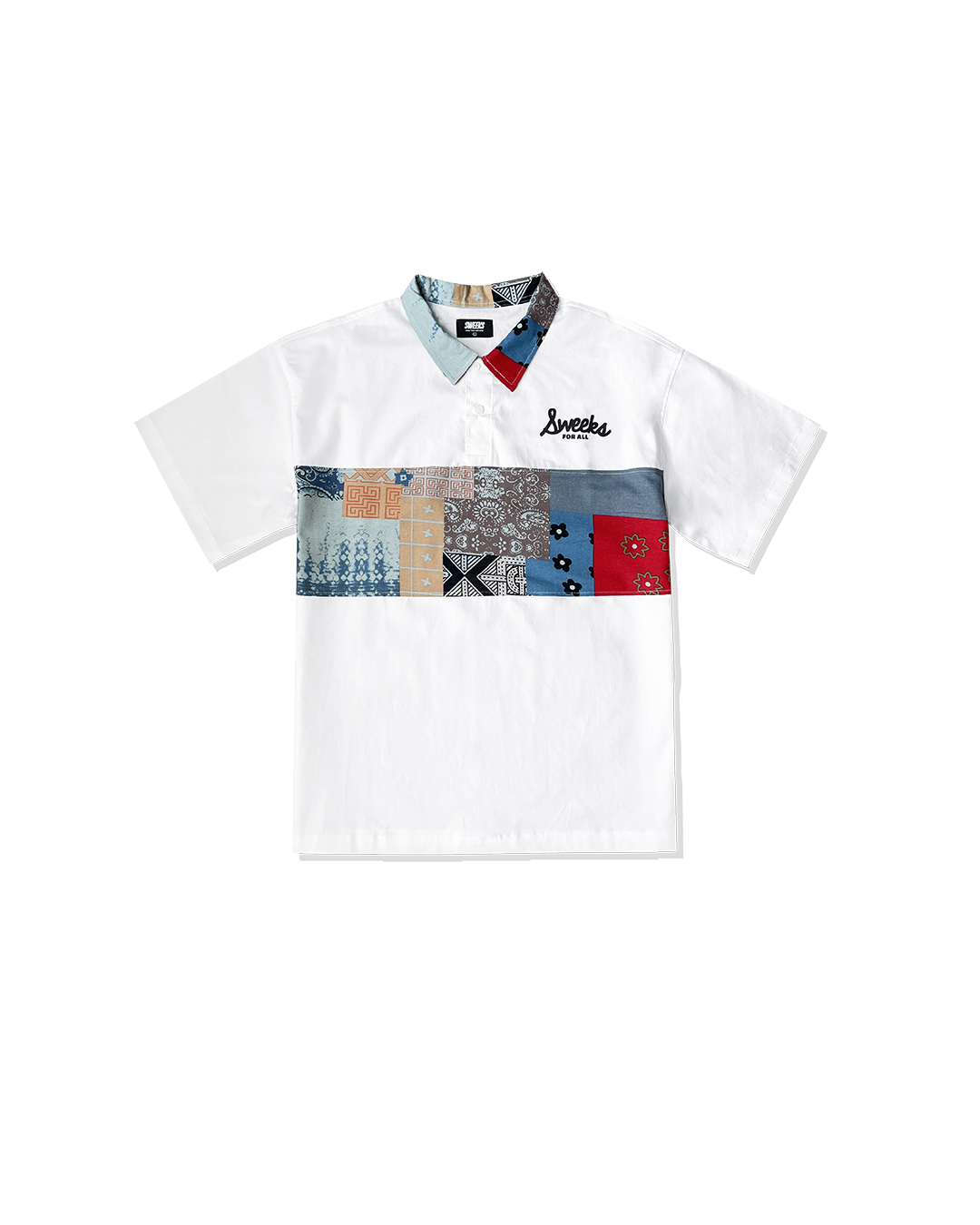 Sweeks Layer Side Polo Shirt (White)