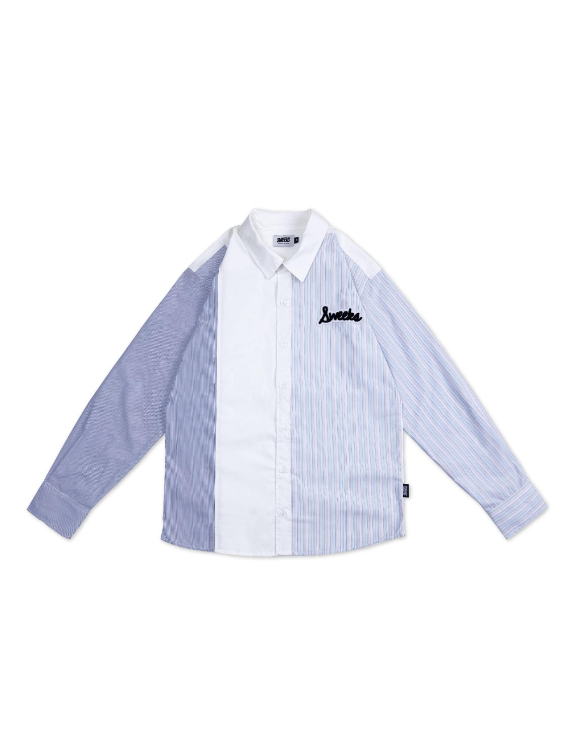 SW Striped Mixed L/S Shirt (Multicolor)
