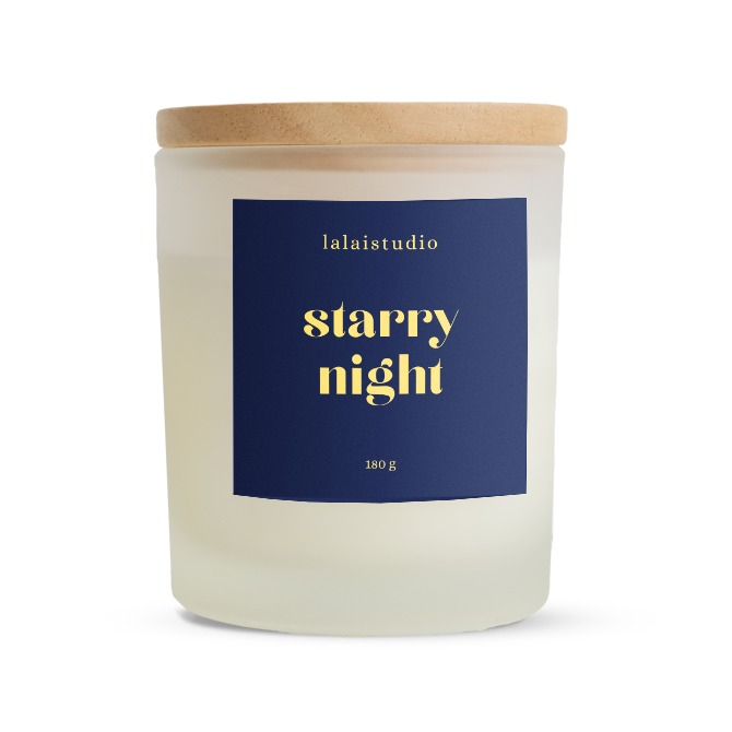 "Starry Night" Candle (180g.)